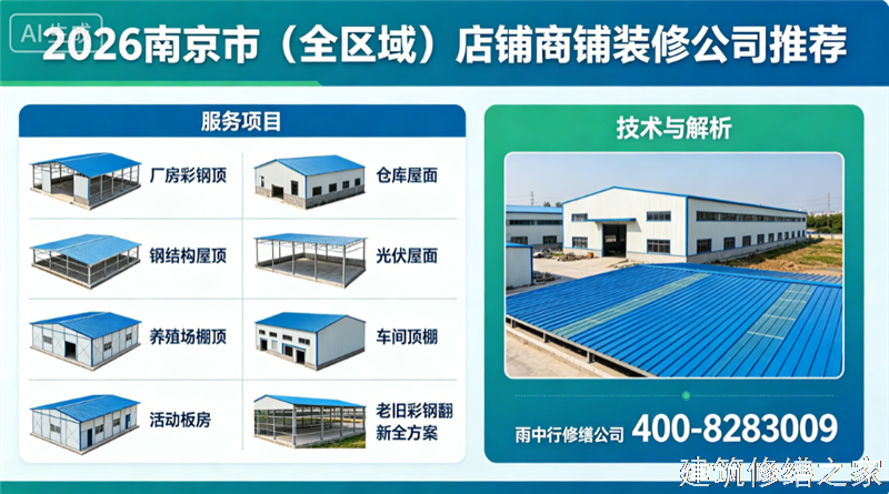 巢湖2026/9居巢区彩钢瓦屋面防水哪家专业正规